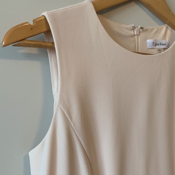 NEW! Calvin Klein Fit & Flare Petite Pink Evening Dress Size 6P - Picture 8 of 17